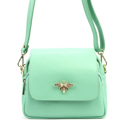 Dámska kožená crossbody kabelka s dvoma komorami Luka 19-68 DOLARO Bzzz