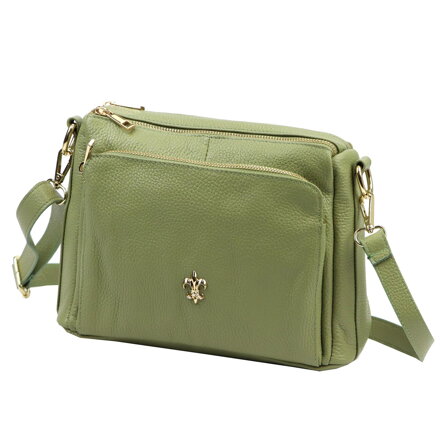 Dámska kožená crossbody kabelka s dlhým popruhom Luka 26-008 DOLLARO FL
