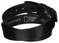 Široký pánsky kožený opasok s kovovou prackou - Rovicky