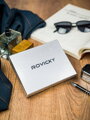 Vertikálna pánska peňaženka dvojfarebná, prírodná RFID koža - Rovicky