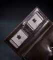 Kožená dámska peňaženka na karty s ochranou RFID Protect - Rovicky