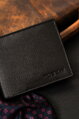 Veľká, kožená pánska peňaženka s RFID systémom - 4U Cavaldi