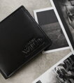 Pánska kožená peňaženka s úložným priestorom na zips – Always Wild