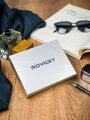 Pestrofarebná pánska vertikálna peňaženka so zapínaním, prírodná koža RFID - Rovicky