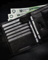 Priestranná pánska peňaženka z prírodnej lícovej kože s RFID ochranou - Rovicky