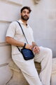Koženná crossbody taška Peterson