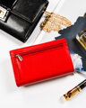 Červená dámska kožená peňaženka s RFID ochranou - Rovicky
