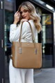 Klasická dámska shopper taška z ekologickej kože - Rovicky