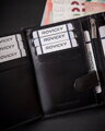 Predĺžená pánska peňaženka z prírodnej kože s RFID systémom - Rovicky