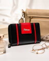 Elegantná dámska kožená peňaženka na patentku a zips - Peterson