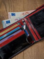 Horizontálna, dvojfarebná peňaženka z prírodnej kože - Rovicky