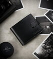 Veľká pánska kožená peňaženka s RFID Protect - Cavaldi