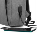 Mestský, biznis batoh na notebook s USB portom - Peterson