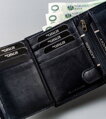 Stredná dámska kožená peňaženka na patentku - 4U Cavaldi