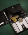 Pánska kožená bankovka so systémom RFID Protect - Cavaldi