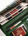 Veľká, kožená dámska peňaženka s RFID systémom - Peterson