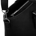 Priestranná dámska shopper taška z ekologickej kože s odnímateľným popruhom - David Jones