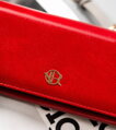 Dámska peňaženka koža + PU RPX-27A-ML RED