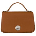 Dámska crossbody kabelka z ekokože s dvoma komorami David Jones, hnedá cd28093