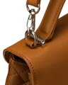 Dámska crossbody kabelka z ekokože s dvoma komorami David Jones, hnedá cd28093
