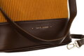 Dámska crossbody kabelka z ekokože s odnímateľným popruhom David Jones, hnedá cd26142
