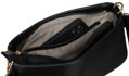Dámska crossbody kabelka z ekokože s nastaviteľným popruhom Peterson, čierna cd27141