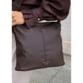Dámska crossbody kabelka z ekokože s nastaviteľným popruhom Peterson, hnedá cd31457
