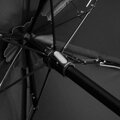 Czarny, składany mini parasol podróżny - Peterson