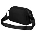 Čierna nylonová crossbody kabelka s nastaviteľným popruhom - Peterson