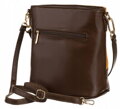 Dámska crossbody kabelka z ekokože s odnímateľným popruhom David Jones, hnedá cd26142