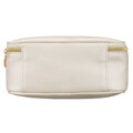 Praktyczna kosmetyczka ze skóry ekologicznej w jasnobeżowym kolorze - Rovicky
