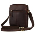 Dámska crossbody taška z prírodnej kože - Peterson