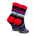 Zestaw 5 par skarpet męskich w paski w rozmiarze 40-45 - Peterson