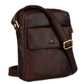 Dámska crossbody taška z prírodnej kože - Peterson