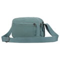 Mestská, modrá dámska crossbody kabelka na zips – Peterson