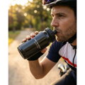 Sportowy, czarny bidon na wodę o pojemności 550ml  - Peterson
