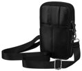 Čierna mini dámska crossbody kabelka z pravej kože - Rovicky