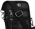 Čierna mini dámska crossbody kabelka z pravej kože - Rovicky