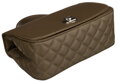 Štýlová khaki crossbody kabelka s otočnou sponou - David Jones