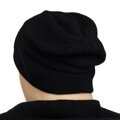 Czapka damska Beanie z kryształkami czarna - Peterson