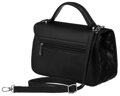 Dámska crossbody kabelka z ekokože s prešívaním David Jones, čierna cd28089