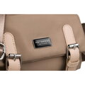 Malá praktická nylonová crossbody kabelka v béžovej farbe - Peterson