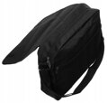Dámska crossbody kabelka z textilu s nastaviteľným popruhom Loren, čierna cd20498