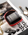 Malá červená dámska peňaženka Milano Design na zips