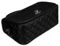 Dámska crossbody kabelka z ekokože s prešívaním David Jones, čierna cd28089