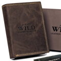 Pánska kožená peňaženka s vonkajším vreckom - Always Wild