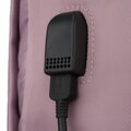 Różowy, podróżny plecak wykonany z poliestru, wyposażony w port USB - Peterson