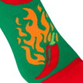 Zestaw skarpet męskich w rozmiarze 38-44 we wzory z motywem chili - Peterson