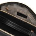 Dámska crossbody kabelka z ekokože s dvoma komorami Peterson, čierna cd31367