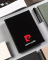 Stredne veľká čierna dámska kožená peňaženka Pierre Cardin